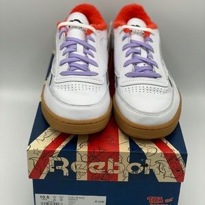 Reebok Tom and Jerry Club C Revenge Tennis Shoes